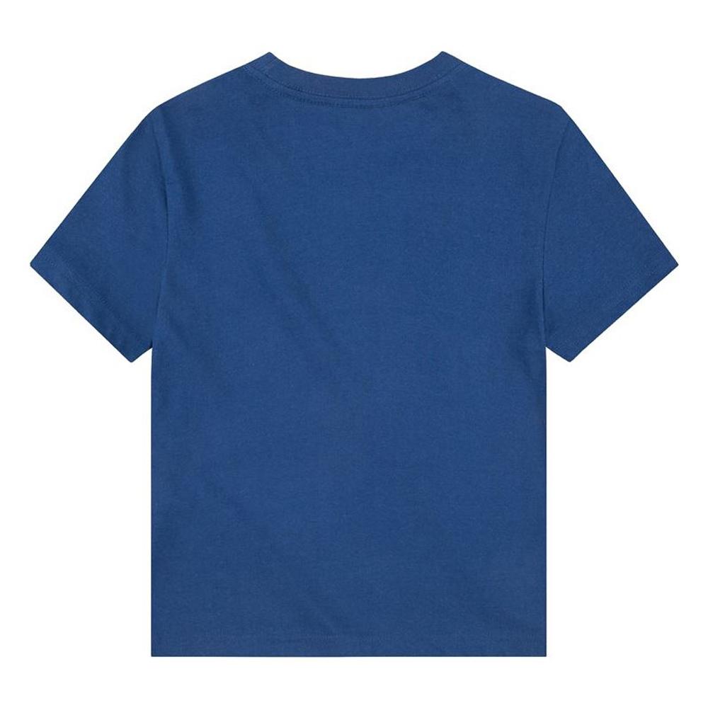 Camiseta azul marino para niño Levi's Junior con estampado gráfico ver 2