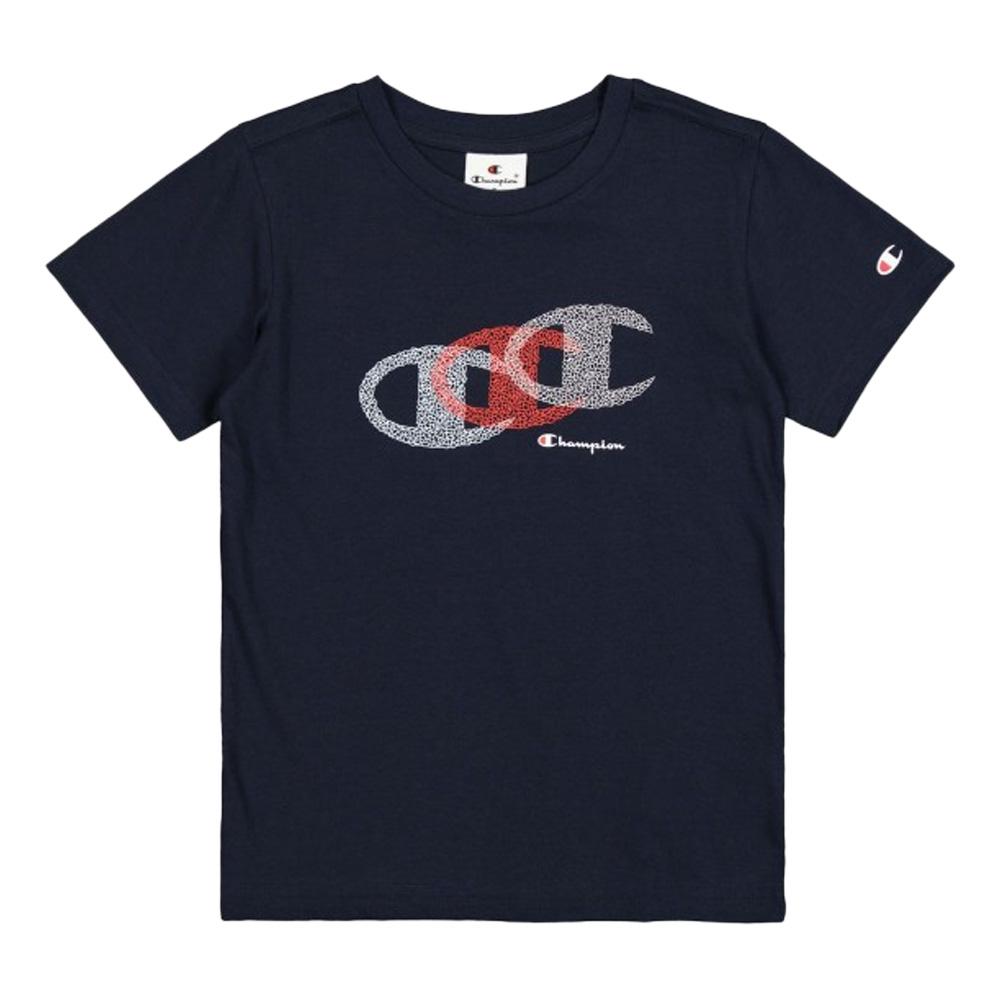T-Shirt Marine Garçon Champion Crewneck pas cher