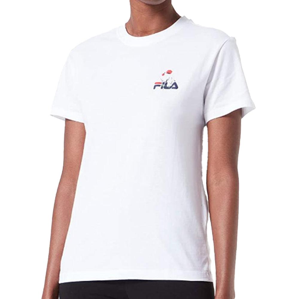 T-shirt Blanc Femme Fila Berisso pas cher