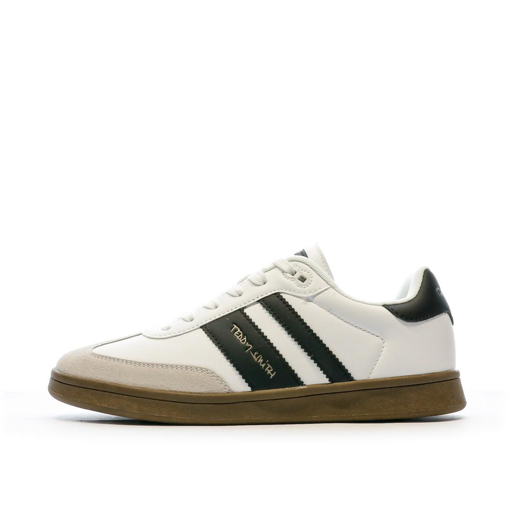 Baskets Blanches/Marrons Homme Teddy Smith 78815 pas cher