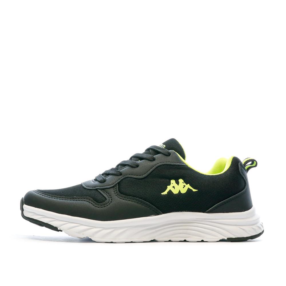 Baskets Noir/Verte Garçon Kappa Delvis Lace pas cher