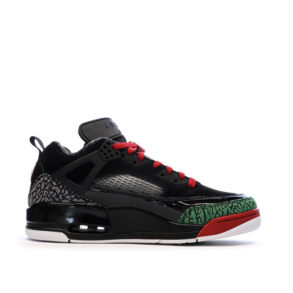 Baskets Noires/Rouges Homme Nike Jordan Spizike Low vue 2