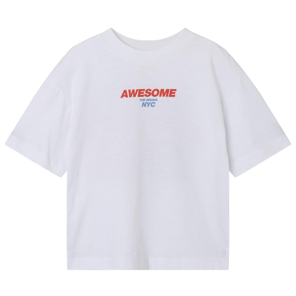 T-shirt Blanc Garçon Name it Jopo pas cher