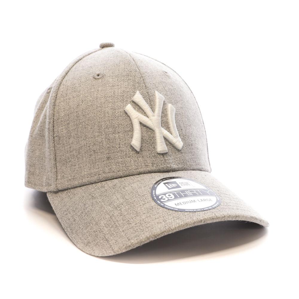 Casquette Grise Homme New Era Heather Wool 39thirty Neyyan vue 2