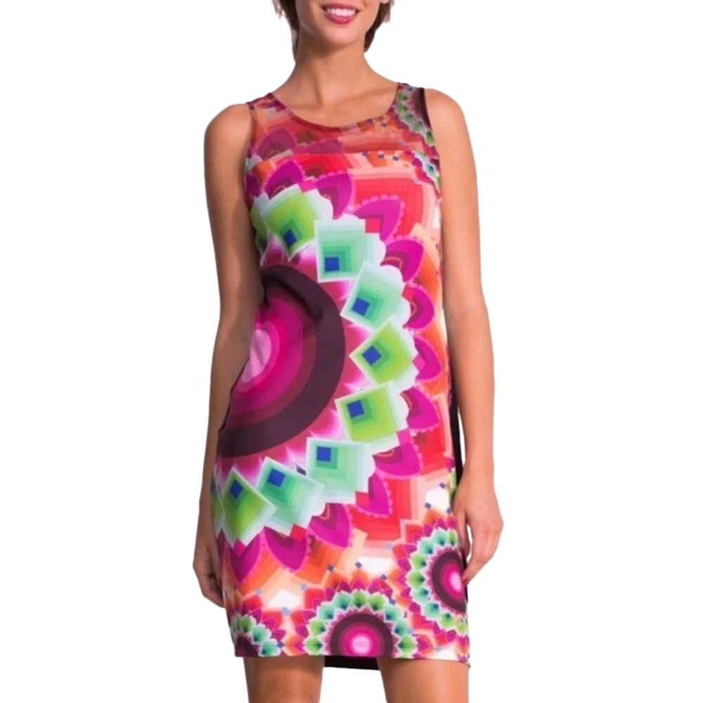 Robe Noire/Rose Femme Desigual Knitted vue 3