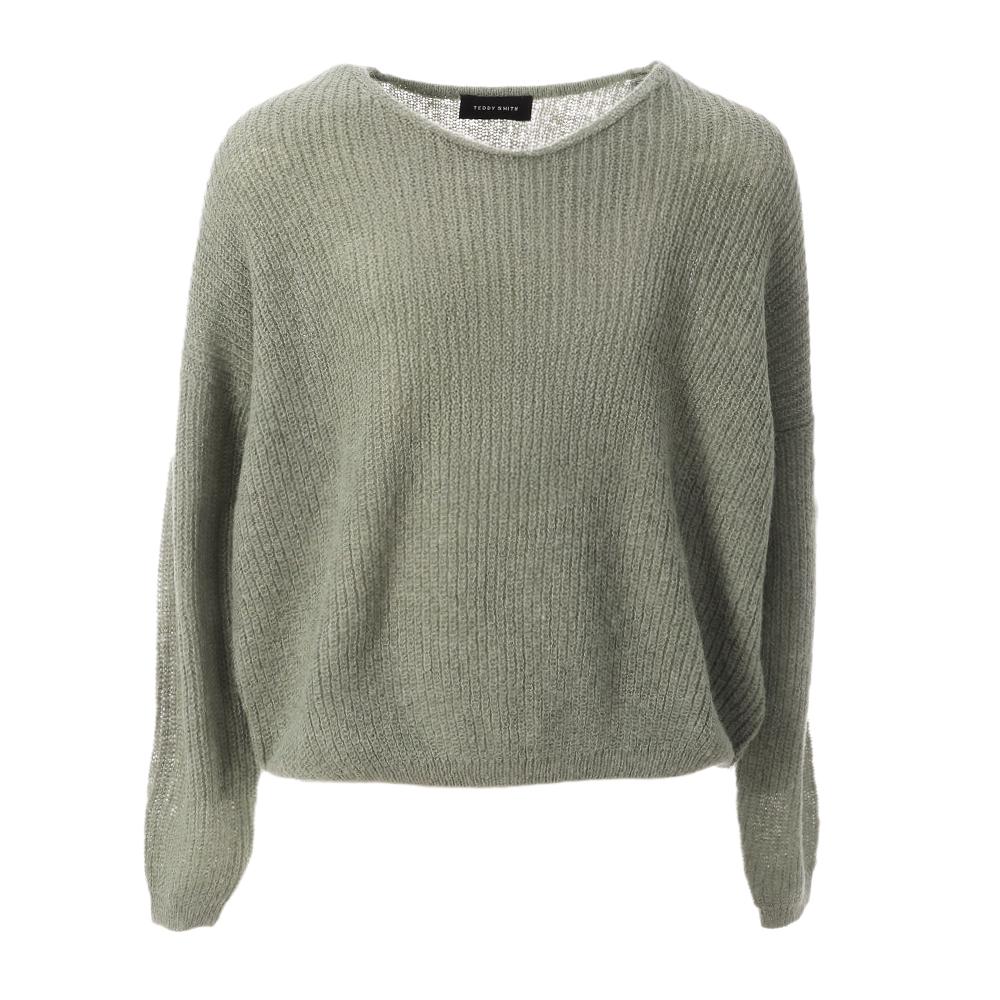 Pull Kaki Fille Teddy Smith Academy pas cher
