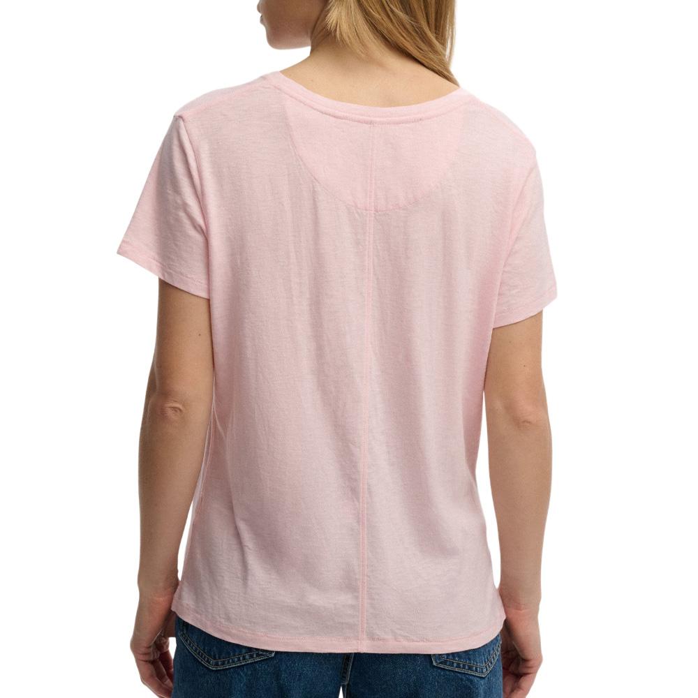T-Shirt Rose Pale Femme Superdry Studioss vue 2