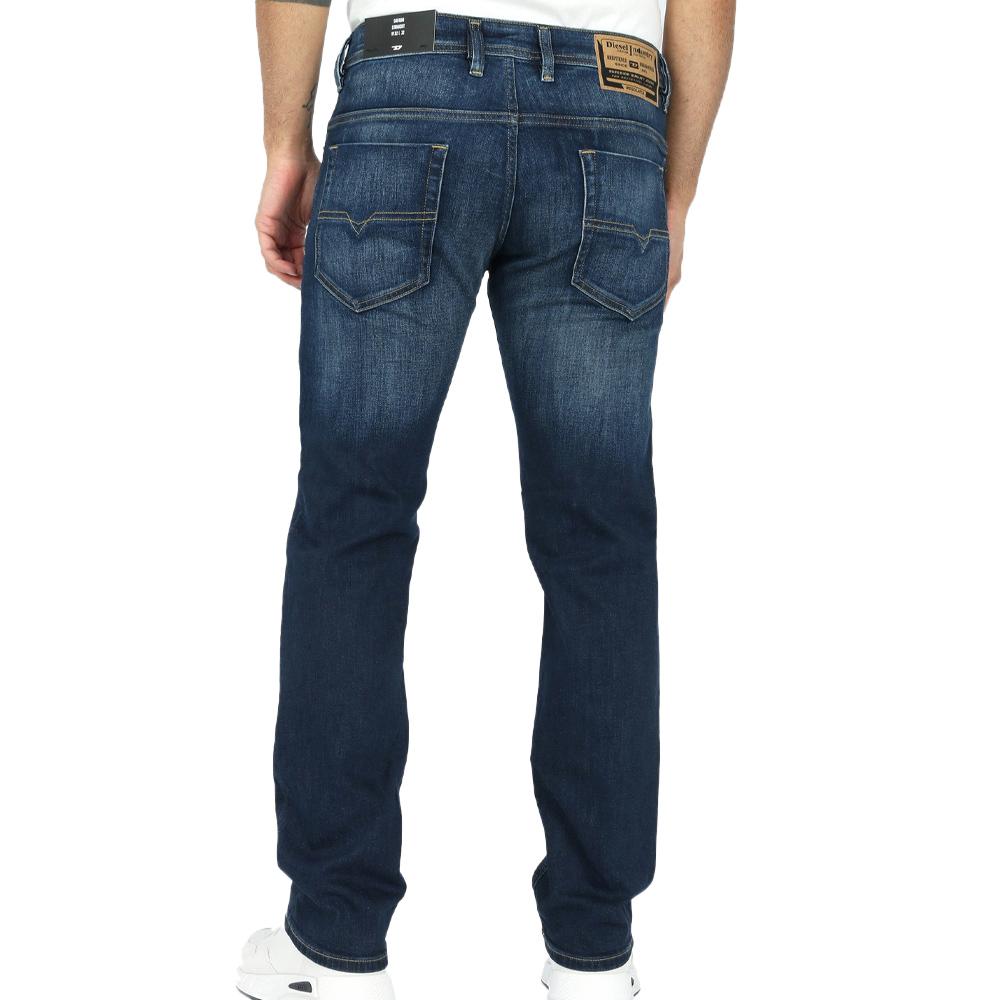 Jean Droit Bleu Foncé Homme Diesel Safado vue 2