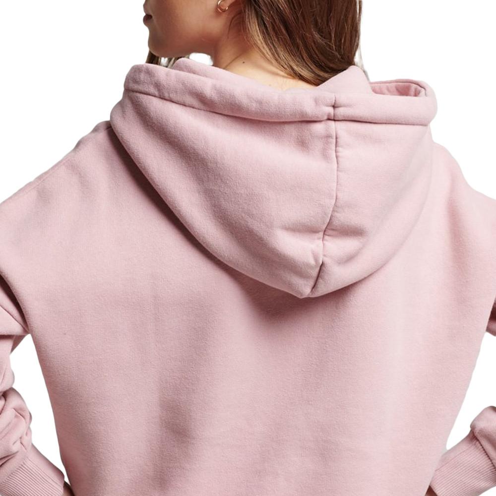 Sweat à capuche Rose Femme Superdry Narrative vue 2