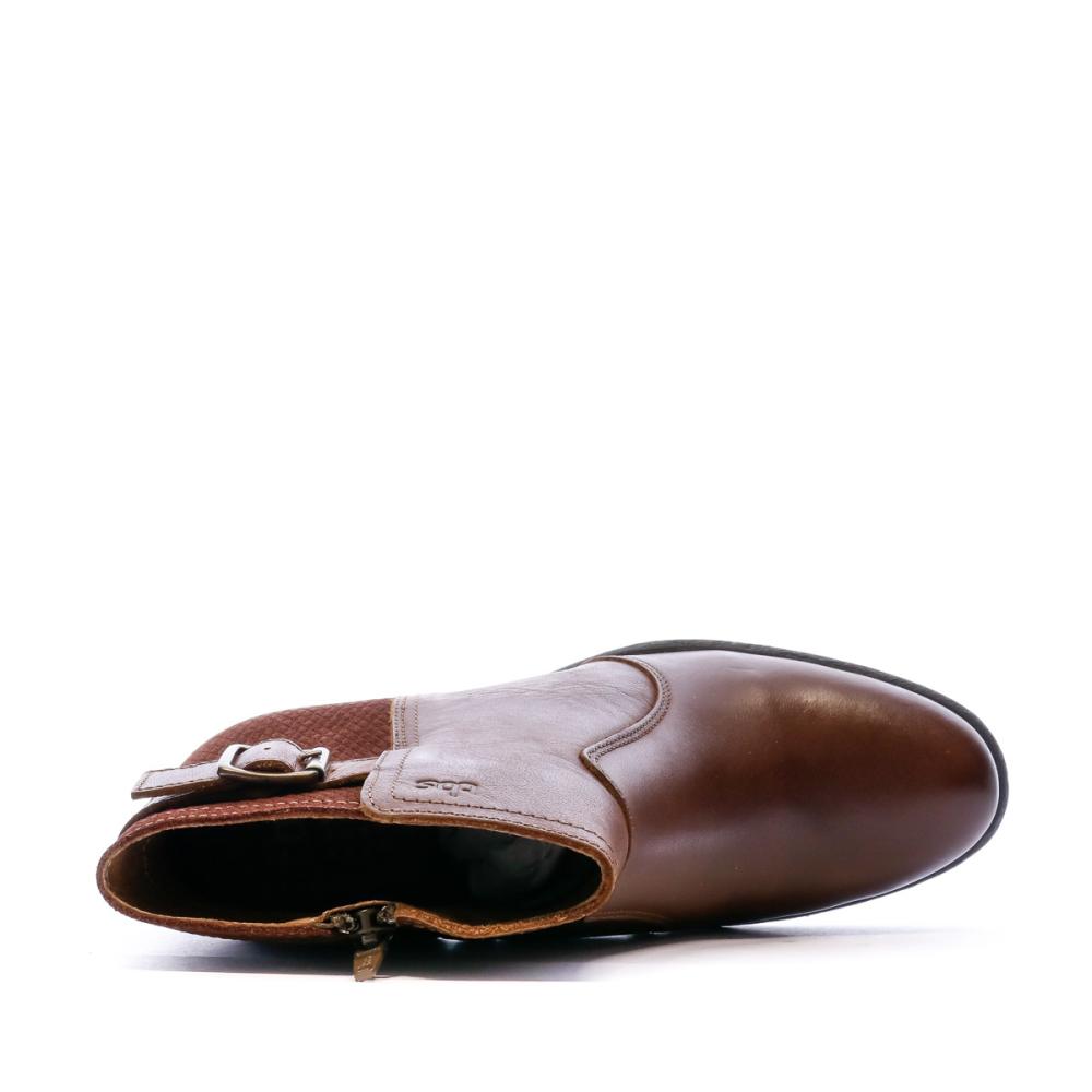 Bottines Marron Femme TBS Corraly vue 4