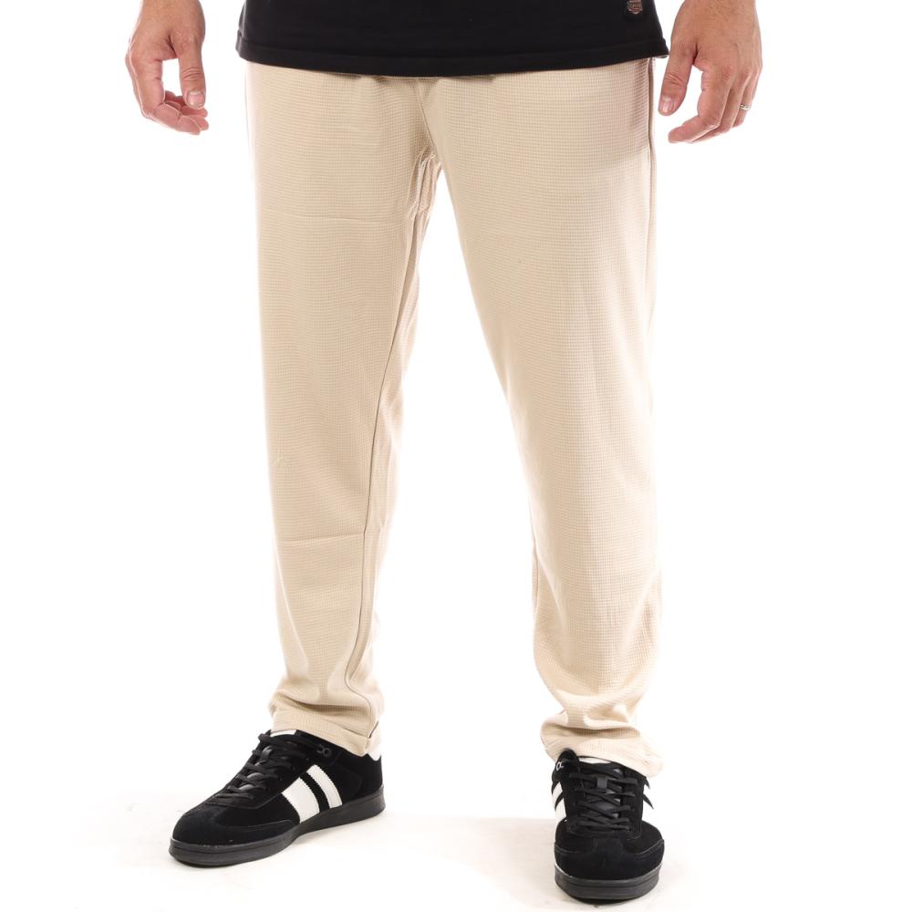 Pantalon Toile Beige Homme Paname Brothers Poly pas cher