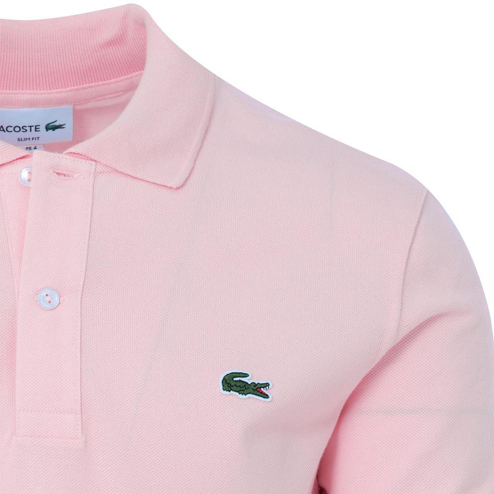 Polo Rose Homme Lacoste L1264IXA vue 2