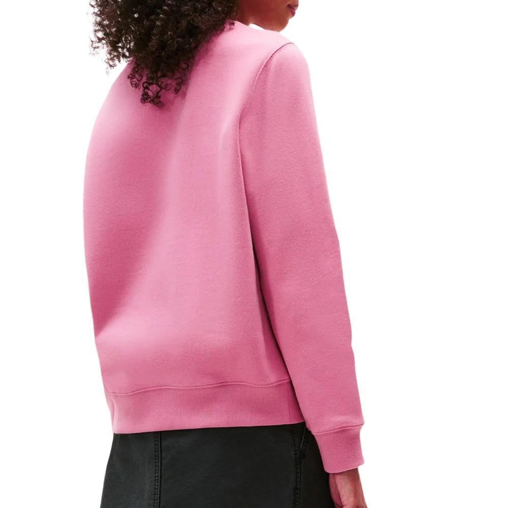 Sweat Rose Femme Tommy Hilfiger Flag Crew1 vue 2