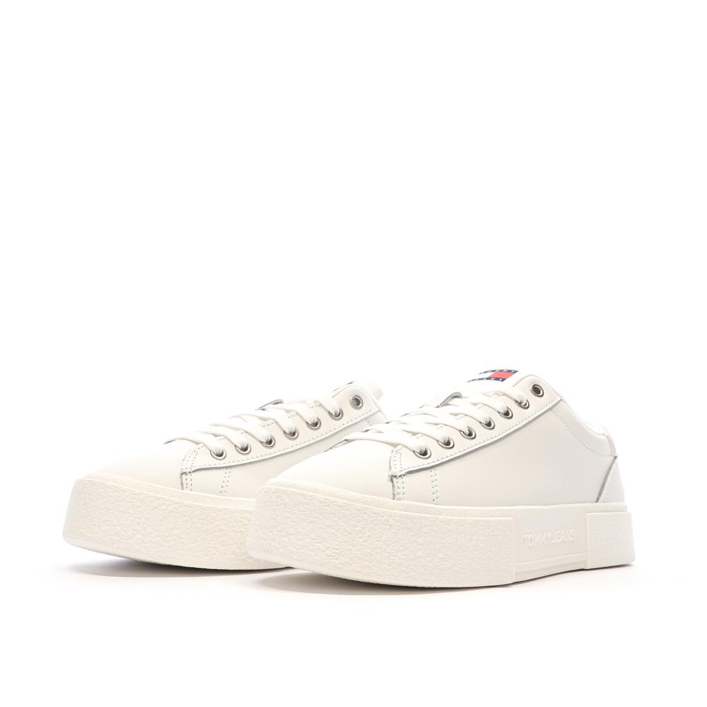 Baskets Écru Femme Tommy Hilfiger Foxing vue 6