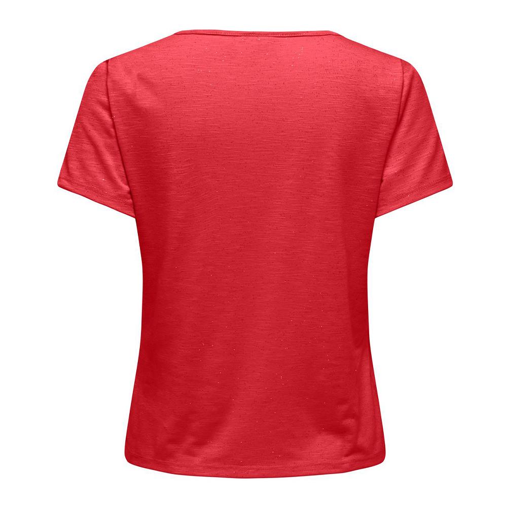 T-Shirt Rouge Femme JDY Dora vue 2