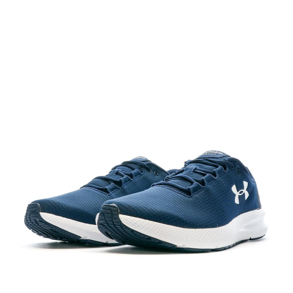 Chaussures de Running Marine/Blanc Homme Under Armour Charged Pursuit 2 Rip vue 6