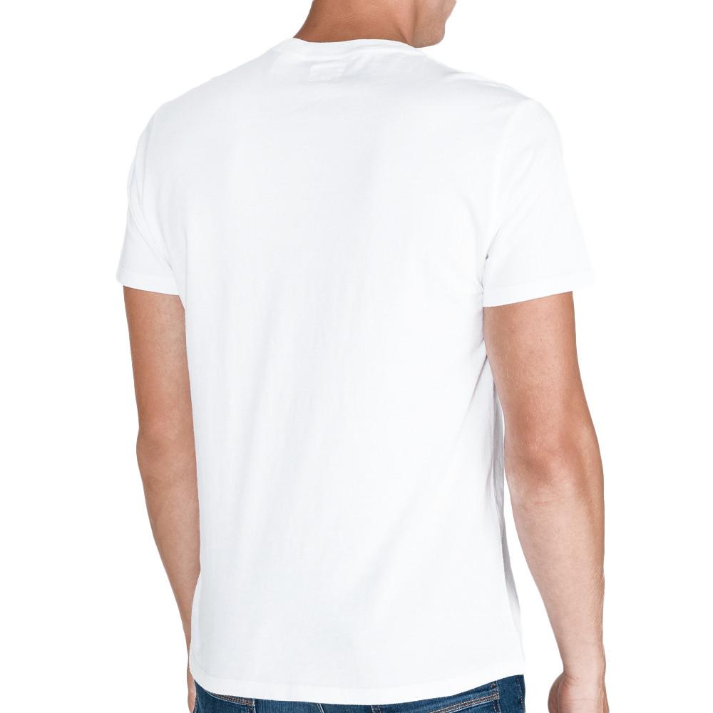 T-shirt Blanc Homme Levi's Original vue 2