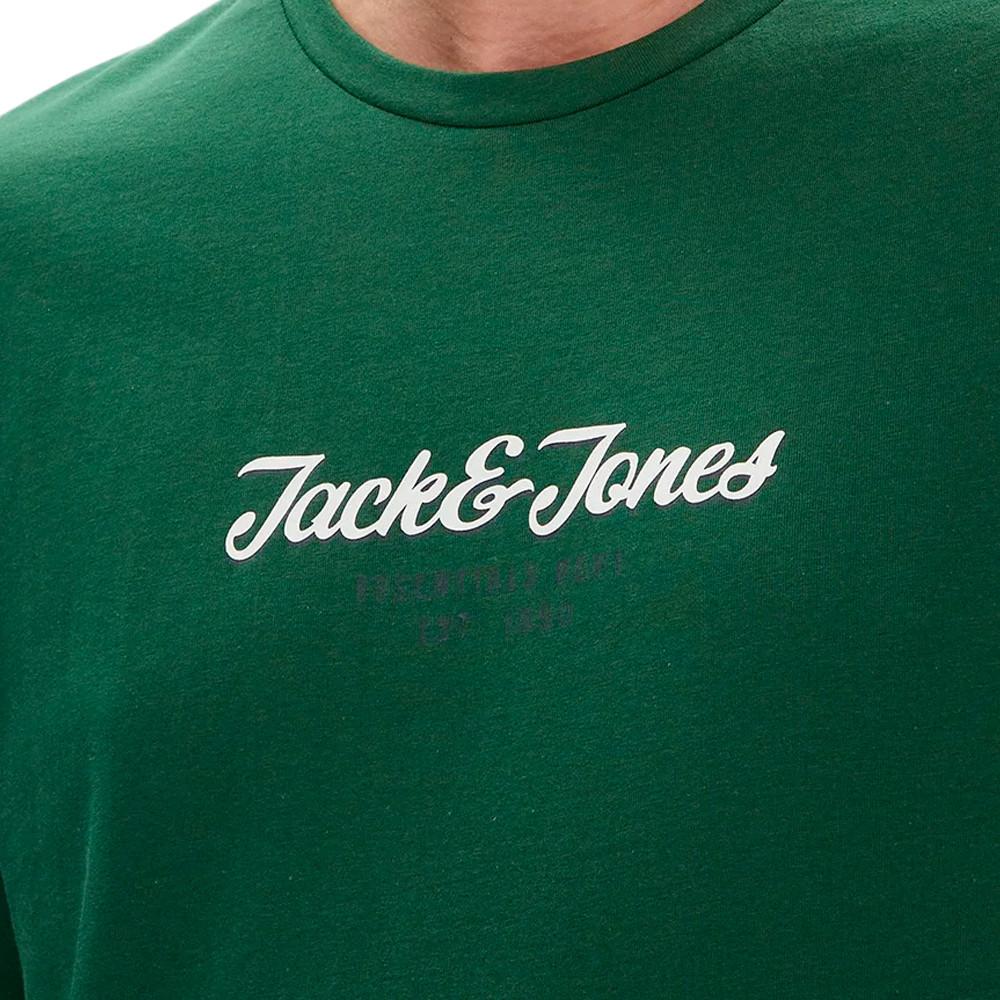 T-shirt Vert Homme Jack & Jones Henry vue 3