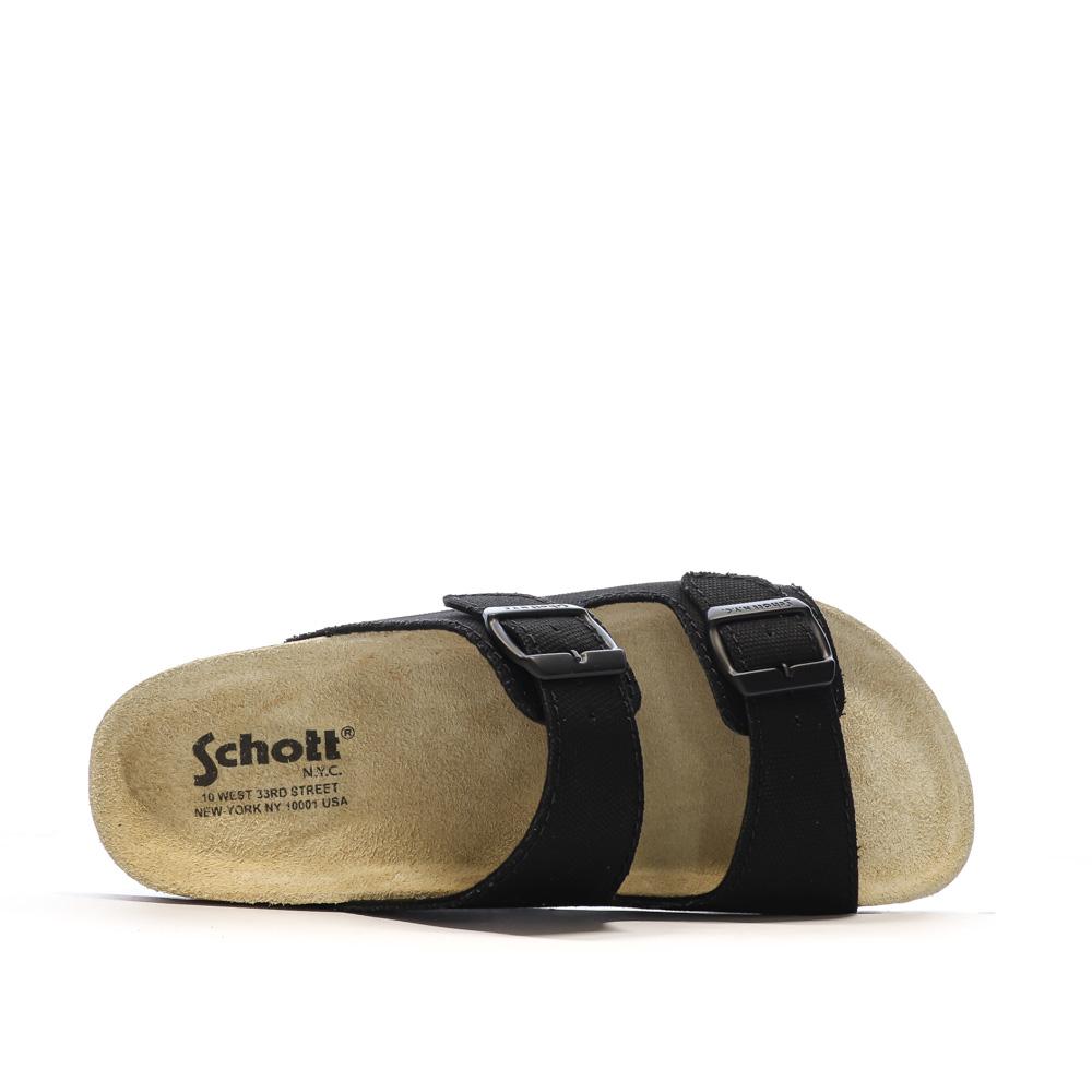 Sandales Noires Homme Schott Arthur vue 4