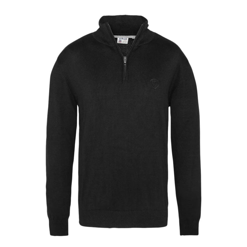 Schott Jersey Negro Hombre PLB127 barato
