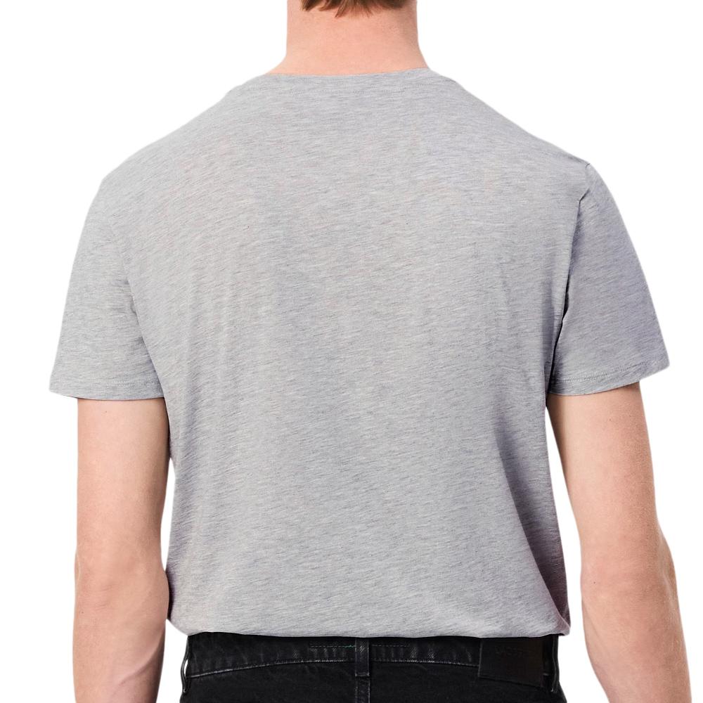 T-shirt Gris Homme Lacoste TH6710001 vue 2