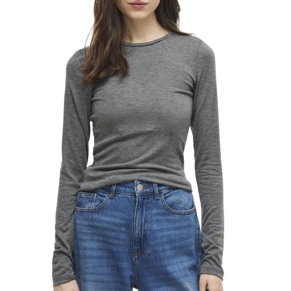 T-Shirt Gris Femme Vila Nellie pas cher