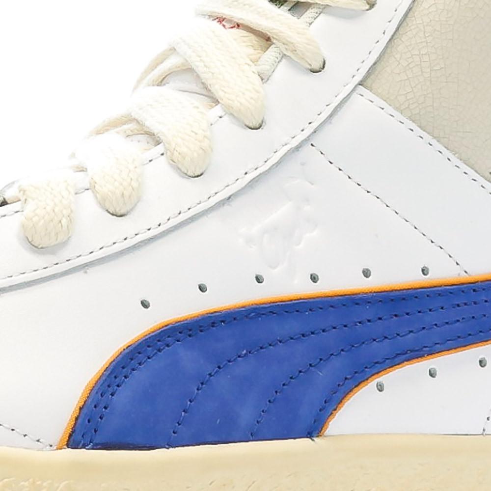 Baskets Blanches Homme Puma Clyde Mid vue 7