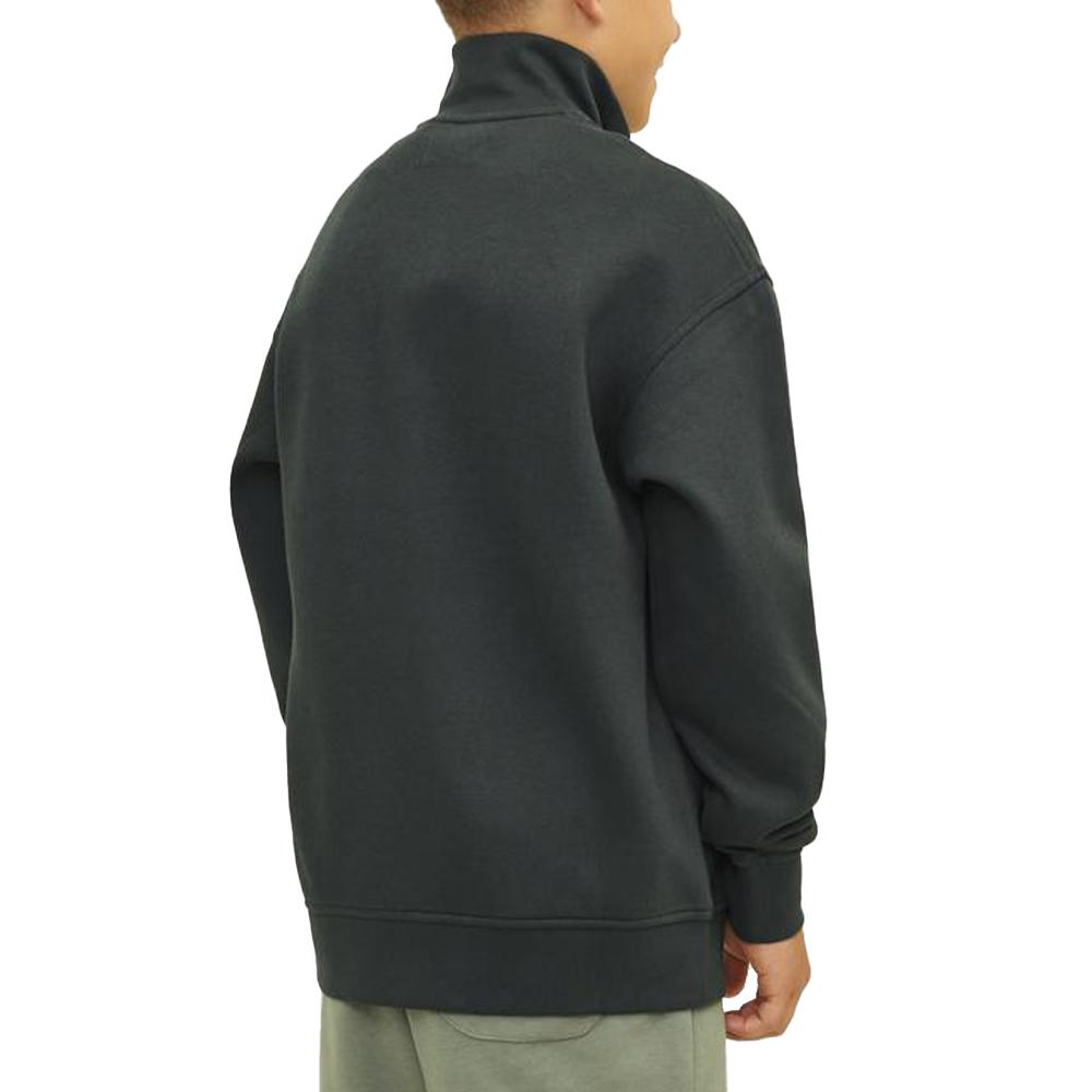 Sweat Vert Foncé Garçon Jack & Jones Vesterbro vue 2