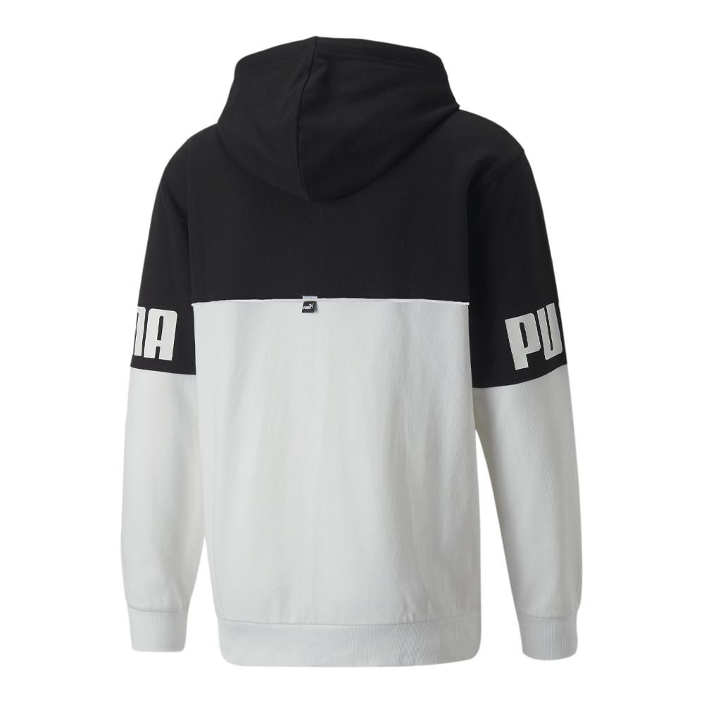 Sweat Zippé Blanc/Noir Homme Puma Power Colorblock vue 2