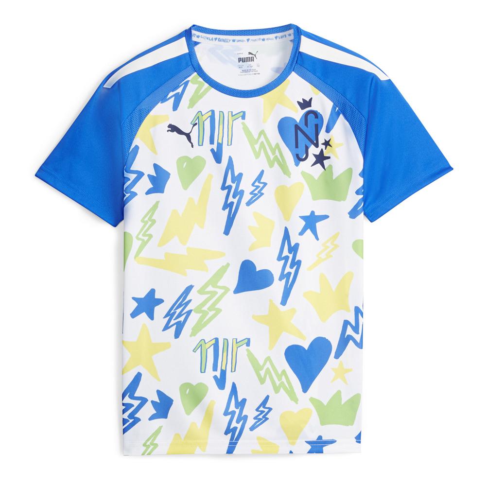 Maillot Bleu/Bleu/Jaune Garçon Puma Neymar pas cher