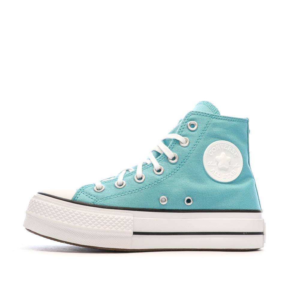 Baskets Turquoise Femme Converse All Star Lift Platform Stars pas cher