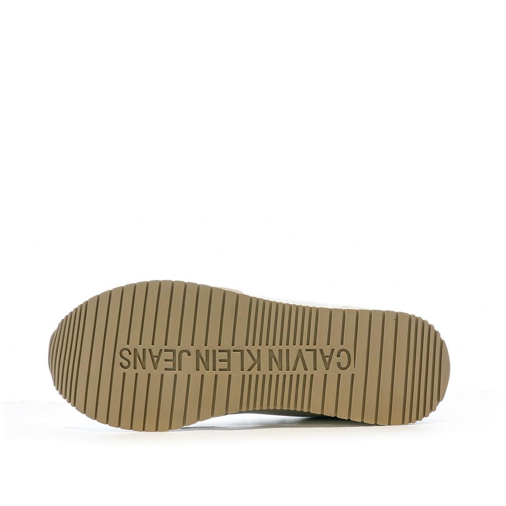 Baskets Beige Homme Calvin Klein Jeans Retro Runner vue 5