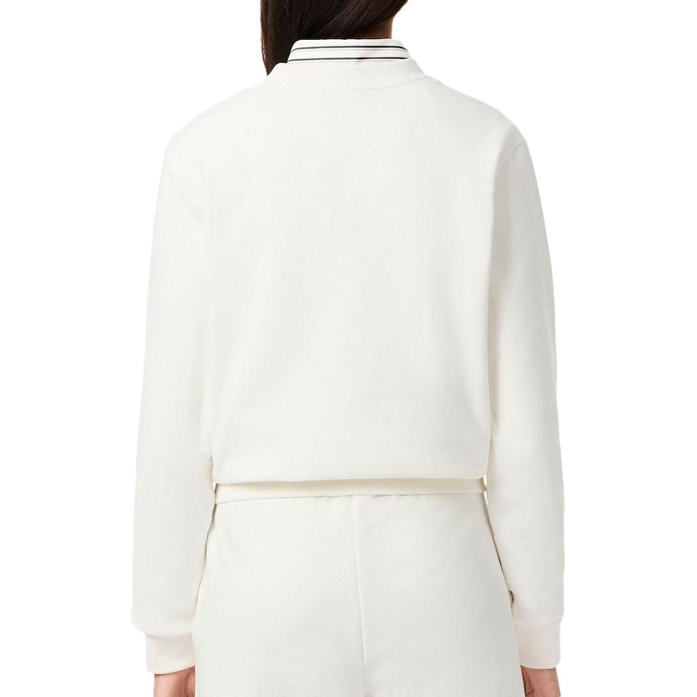 Sweat Blanc Femme Lacoste SF5270 vue 2