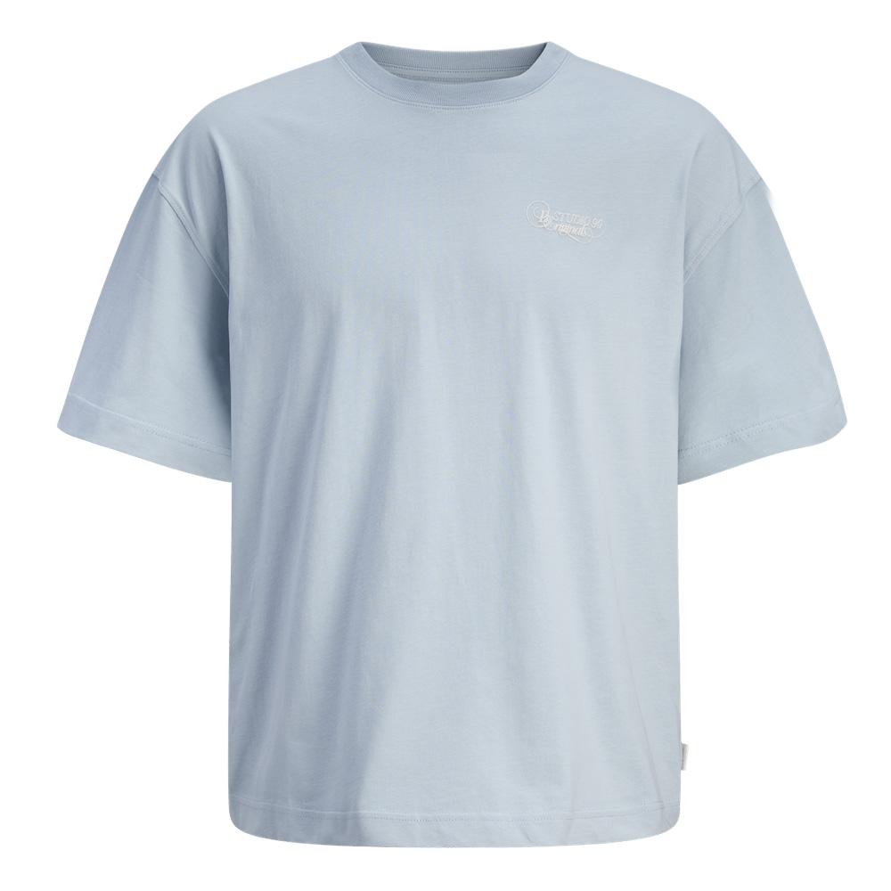 Camiseta azul para niño Jack & Jones Niagara de cuello redondo barato