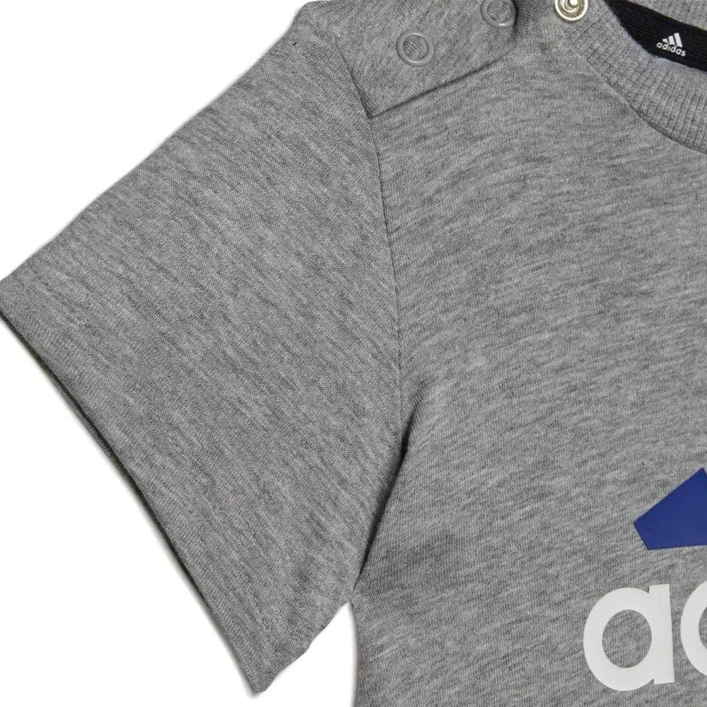 Ensemble Bleu/Gris Garçon Adidas HR5887 vue 2
