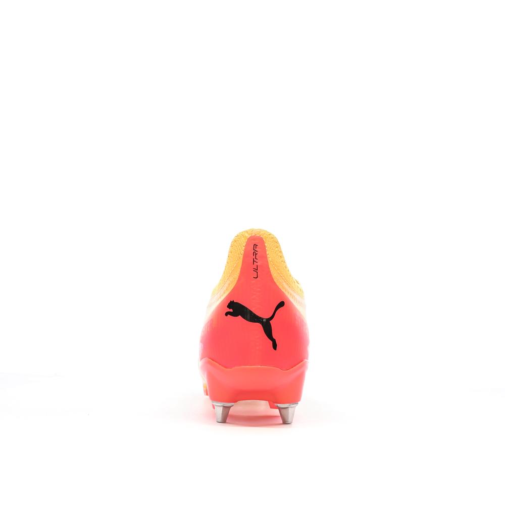 Chaussures de football Orange/Rose Homme Puma Ultra Ultimate vue 3