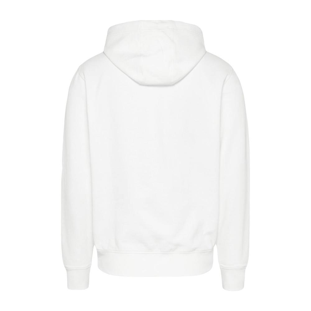 Sweat à capuche Blanc Homme Tommy Jeans Circular Graphic vue 2