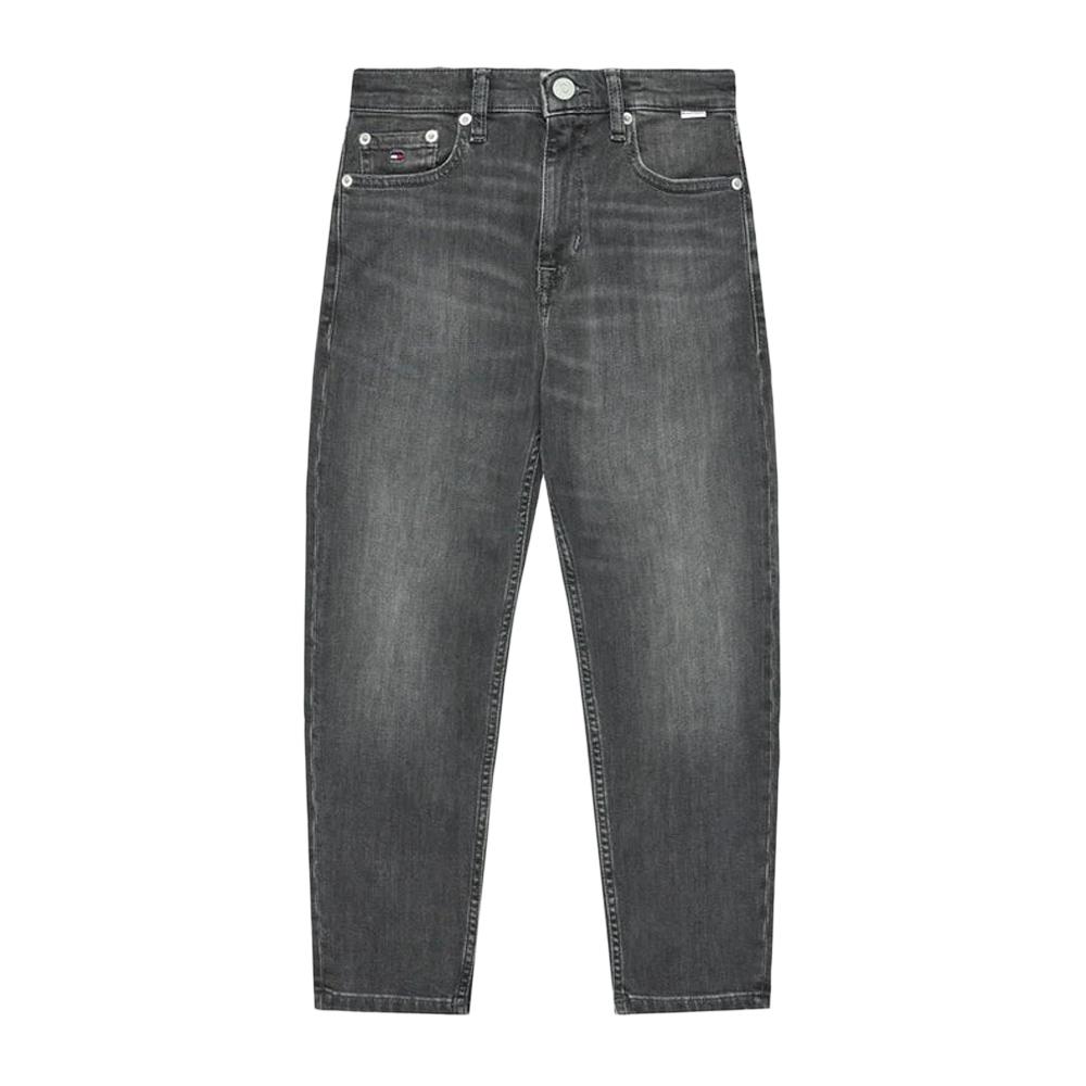 Jeans Mom Fuselé Gris Femme Tommy Hilfiger pas cher