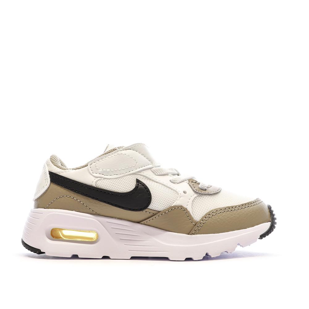 Baskets Blanches/Marron Garçon Nike Air Max vue 2