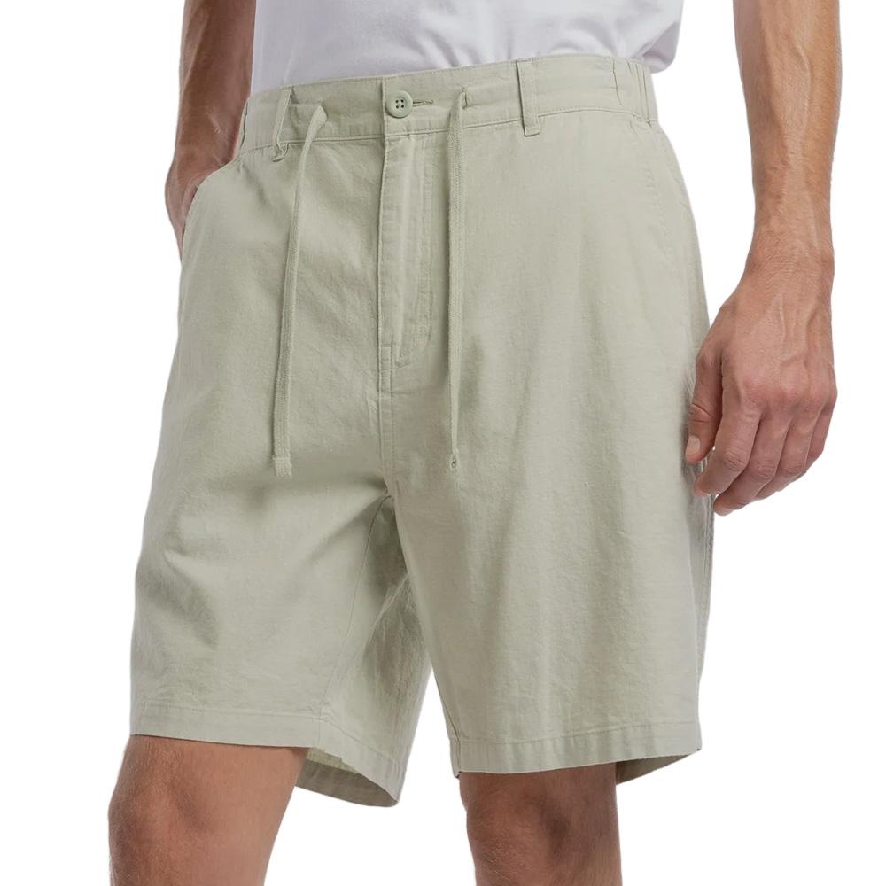 Pantalones cortos chino verde pálido para hombre de Teddy Smith Linen barato