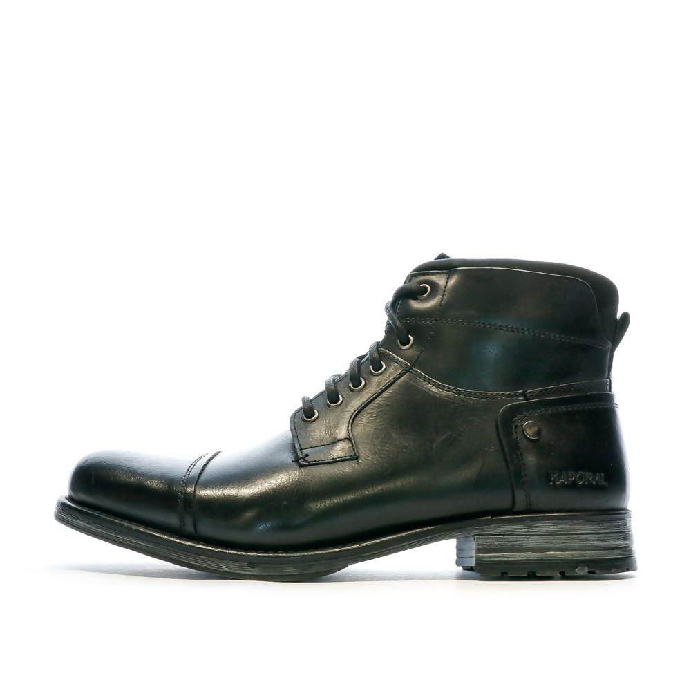 Bottines Noir Homme Kaporal Guilde pas cher