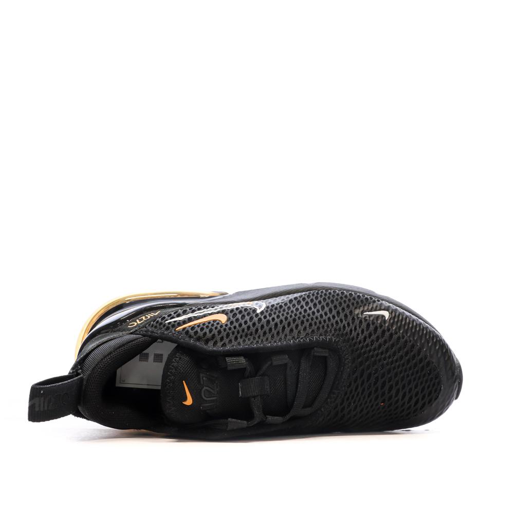 Baskets Noir Garçon Nike Air Max 270 vue 4