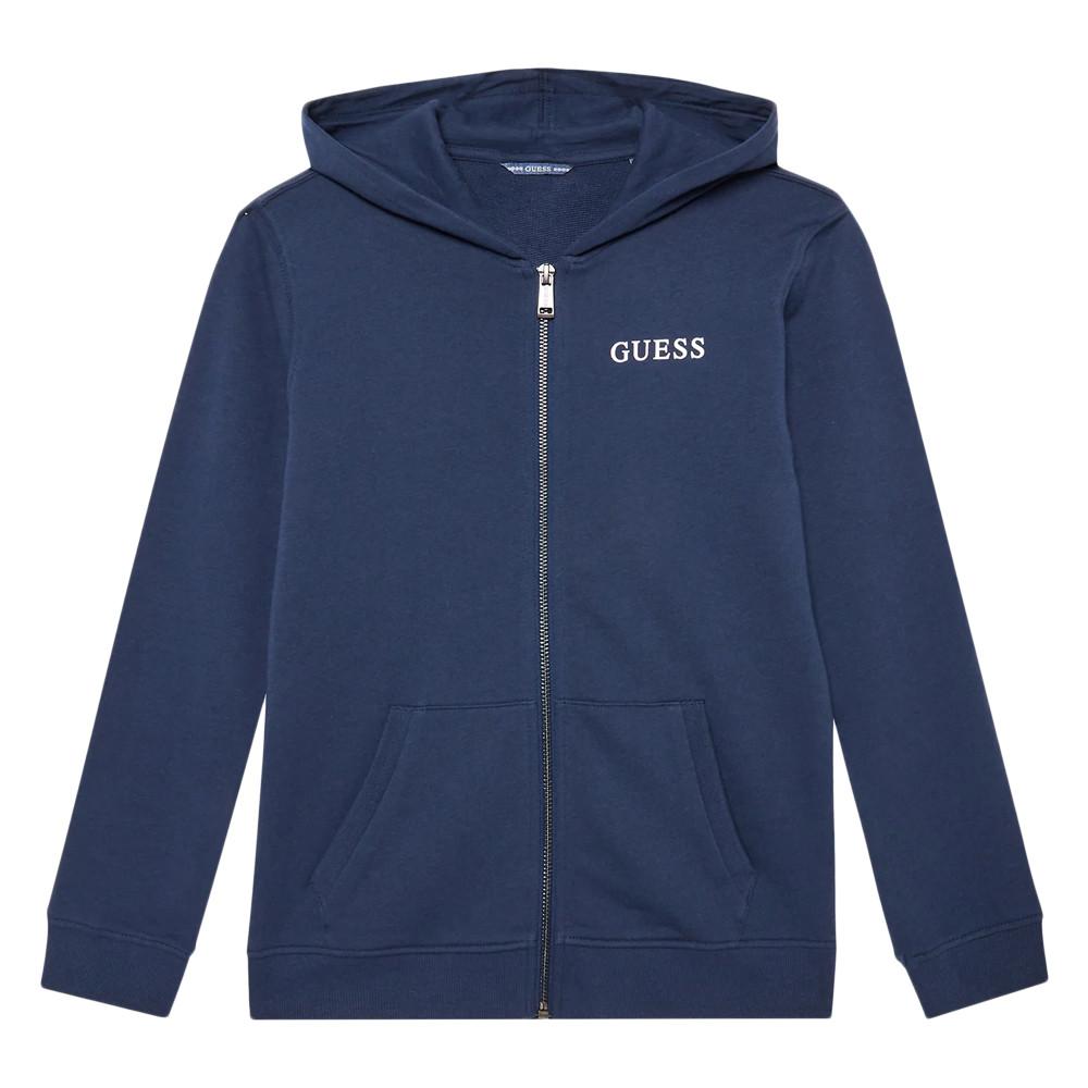 Sweat Zippé Marine Garçon GuessActive pas cher