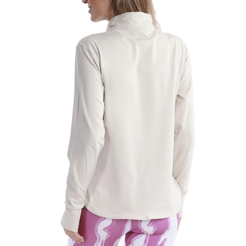 Sweat Beige Femme Adidas Warm vue 2