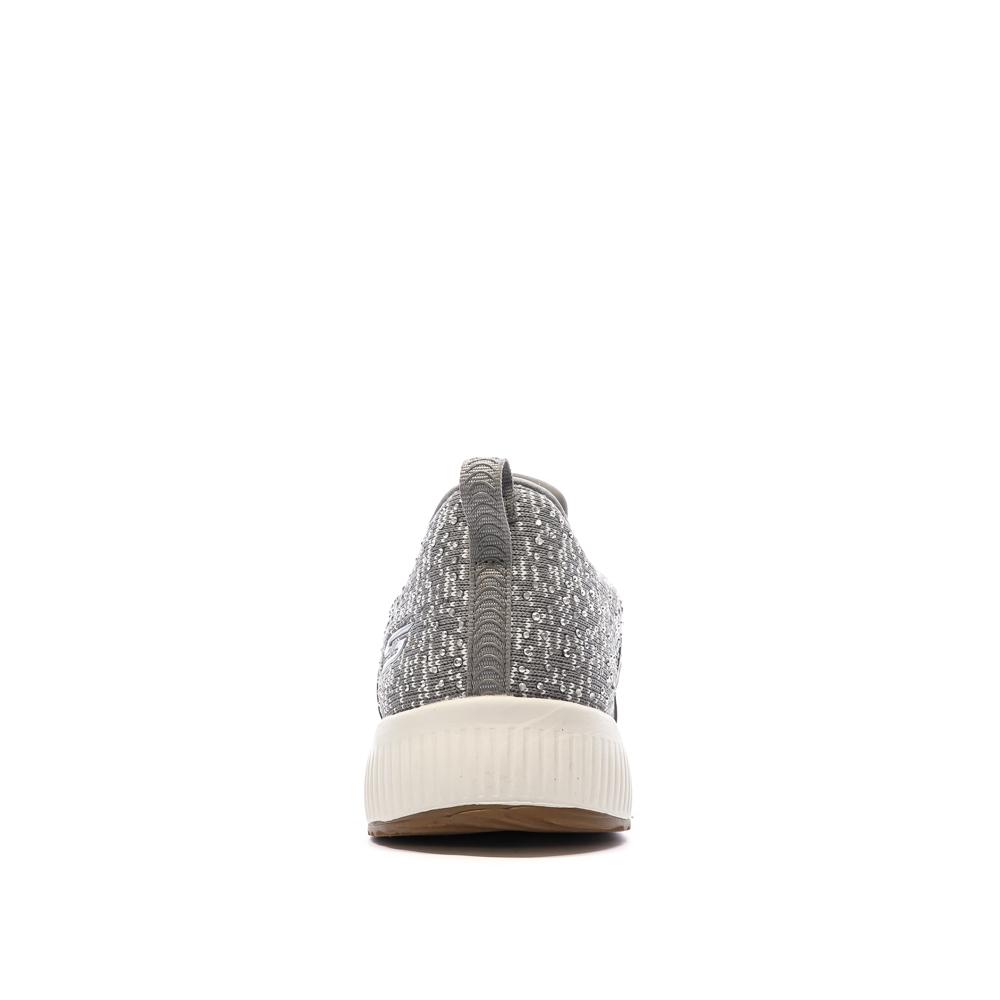 Baskets Grises Homme Skechers Bob vue 3