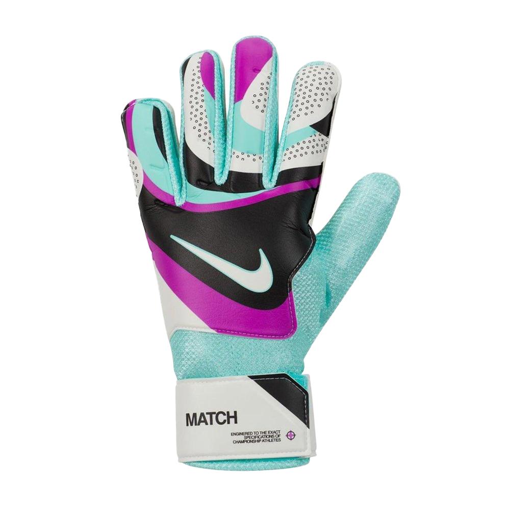 Gants de Gardien Vert/Violet Junior Nike Match pas cher