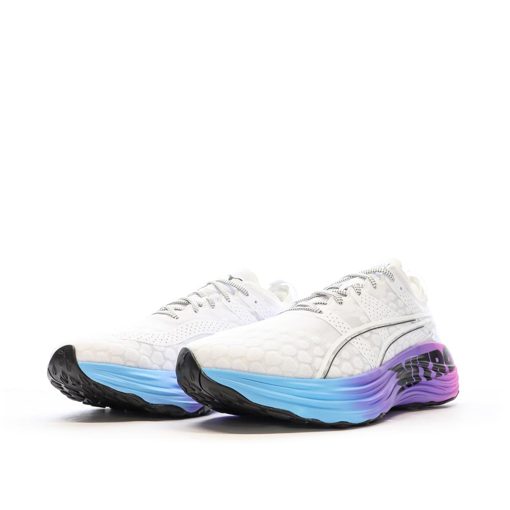 Chaussures de running Blanc/Rose/Violet Homme Puma Foreverrun vue 6
