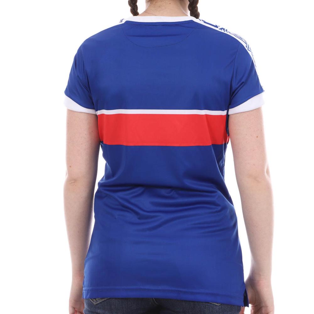 Maillot bleu femme Umbro WWC Tee France vue 2