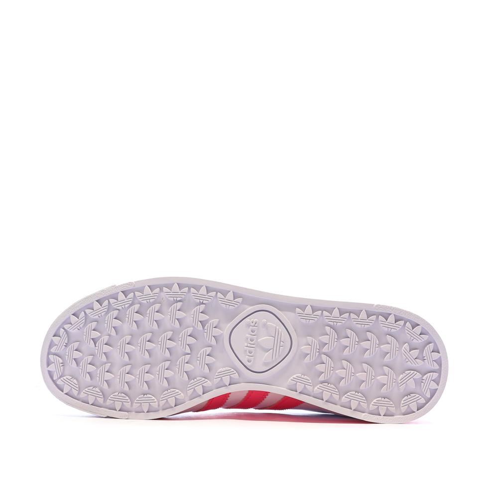 Baskets Rose/Blanc Femme Adidas Samoa vue 5
