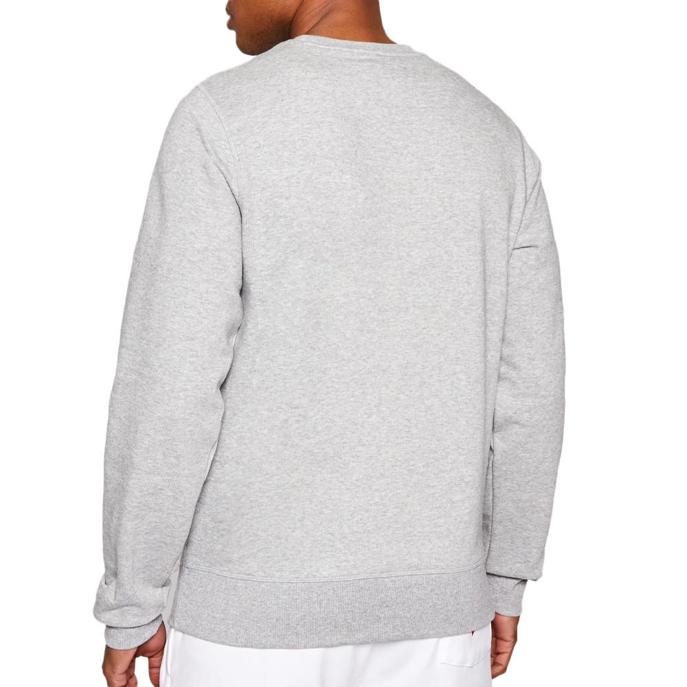 Sweat Gris Homme New Balance Essentials Stacked MT03560AG vue 2